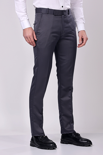 MENS DARK GREY FORMAL PANT